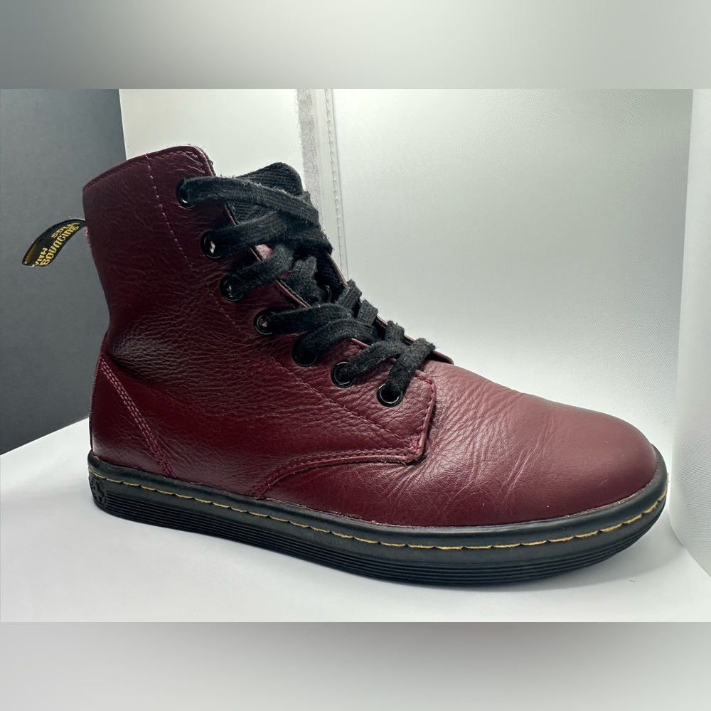 Dr. Martens Leyton Oxblood Boots Womens Size: 6